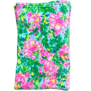 Lilly Pulitzer Paradise Fleece Blanket.